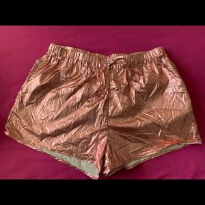 H&M metallic Shorts